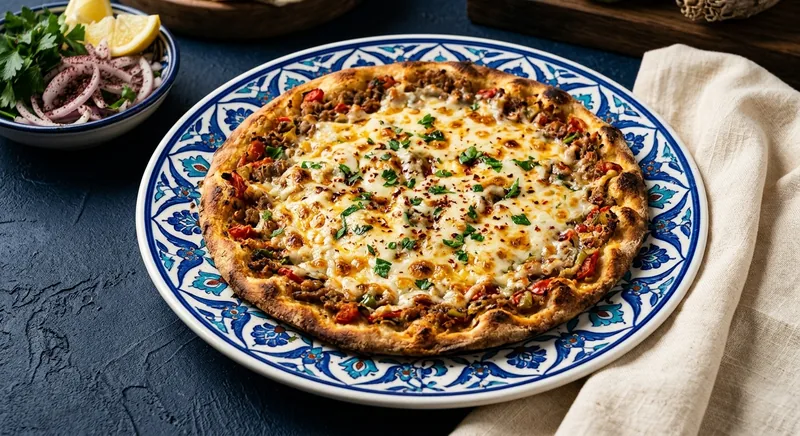 Lahmacun au Fromage