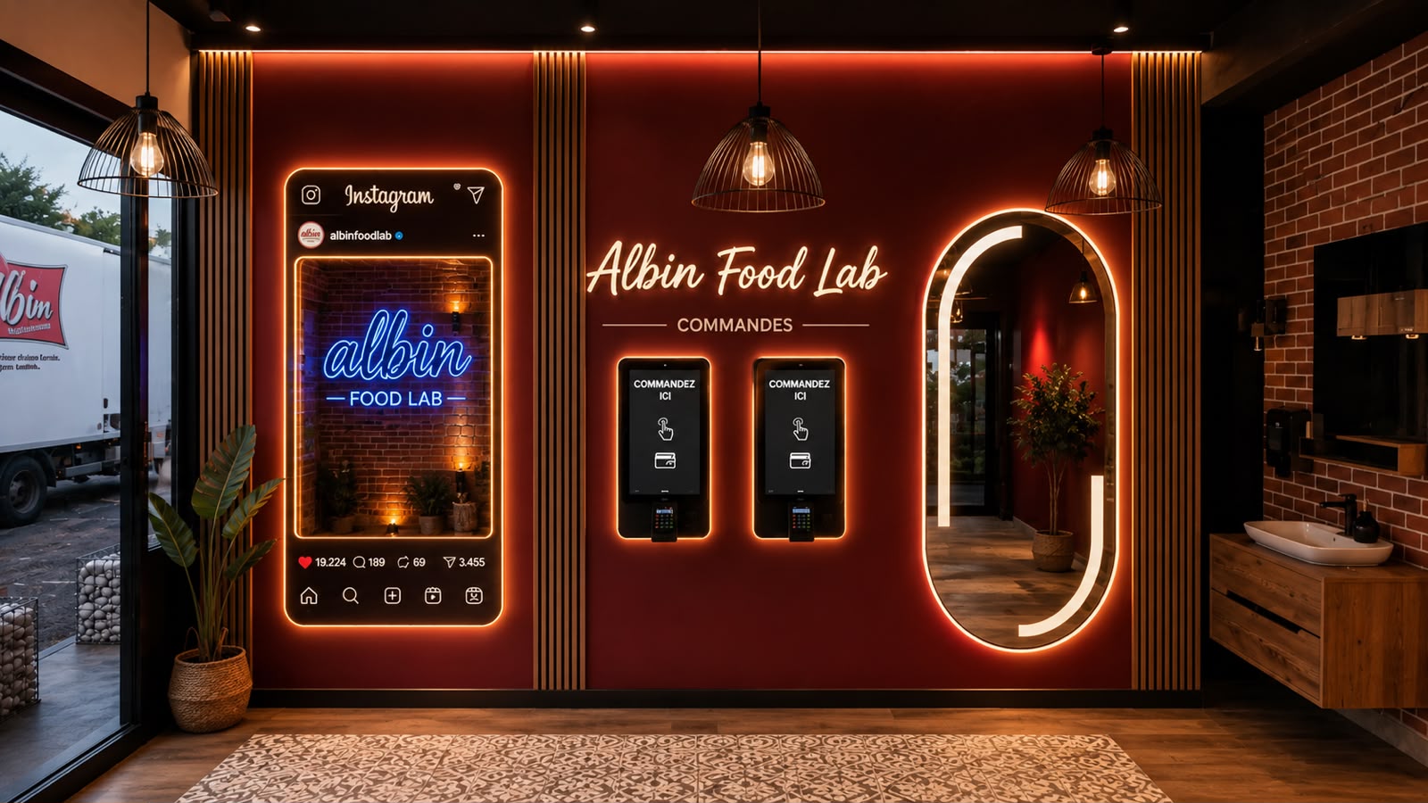Intérieur albim FOOD LAB